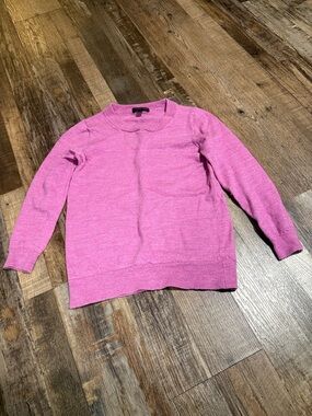 J. Crew Pink Crewneck Sweater